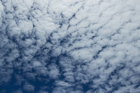 Dramatic clouds against blue sky 