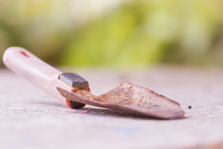 an image of garden trowelの写真素材