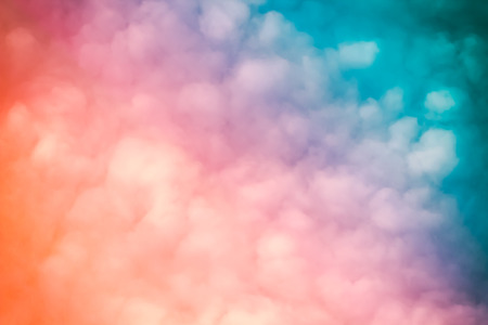 Cloud background with gradient colorfulの写真素材