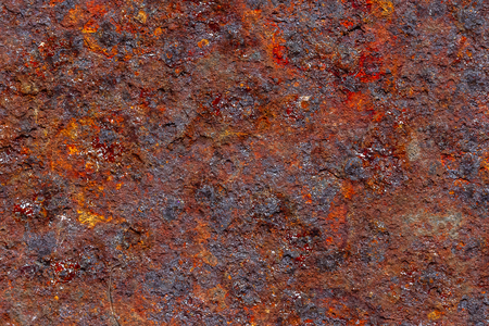 Rusty sheet metal textured background
