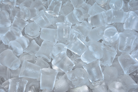 Ice unit stack together.の写真素材