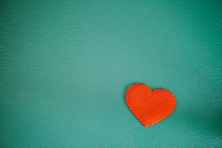 Valentines Day background with red hearts, vintage color.の写真素材