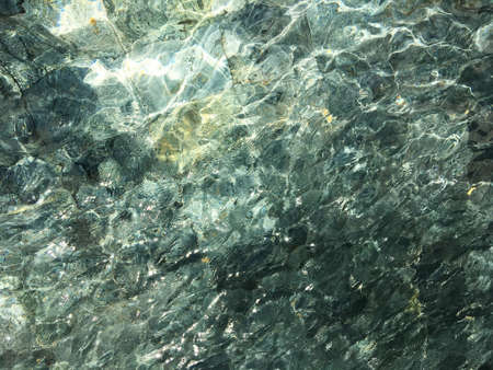 Abstract water wave background with vignette.