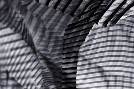 Fabric texture in monochrome for abstract background.