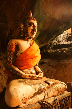 Buddha meditation cave Phang Nga Thailandの写真素材