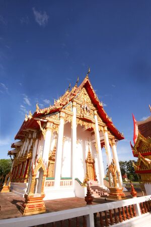 Wat Chalong, Phuket, Thailandの写真素材