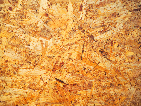 The plywood wall is yellow.の写真素材