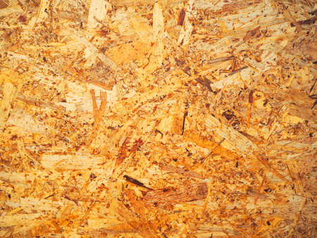 The plywood wall is yellow.の写真素材