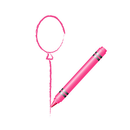 balloons of the crayonのイラスト素材