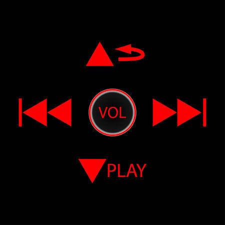 player buttonのイラスト素材