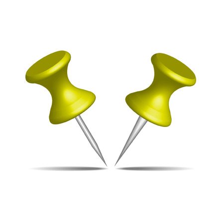 push pin isolatedのイラスト素材