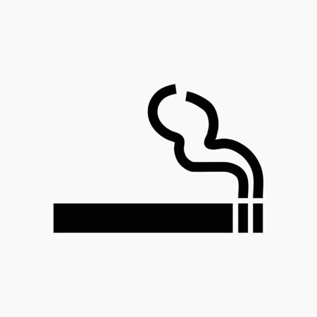 smoking iconのイラスト素材