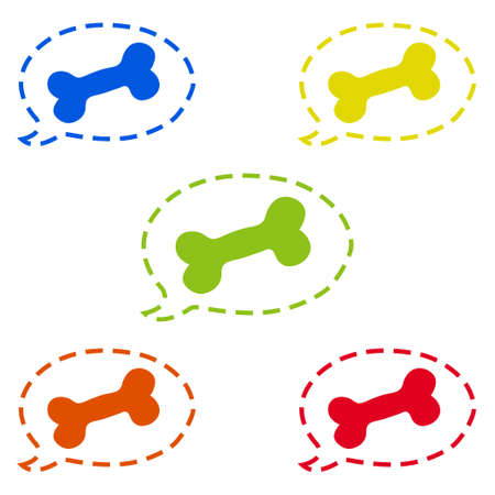 bone iconのイラスト素材