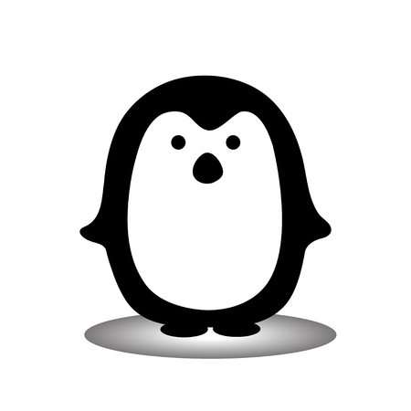 penguin vectorのイラスト素材