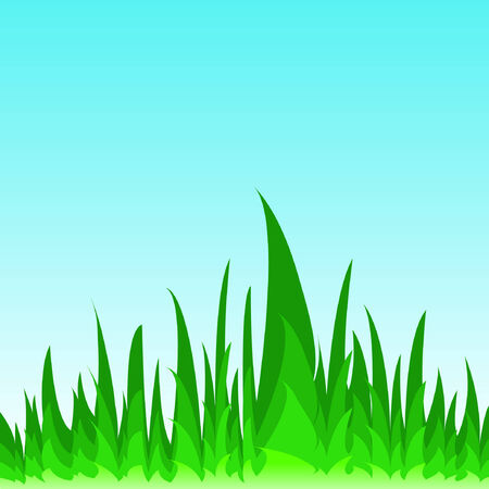 grass skyのイラスト素材
