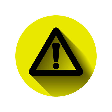 attention exclamation mark hazard warningのイラスト素材