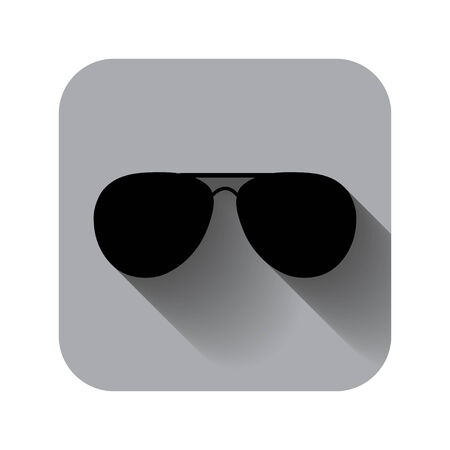 aviator sunglasses pilot glassesのイラスト素材