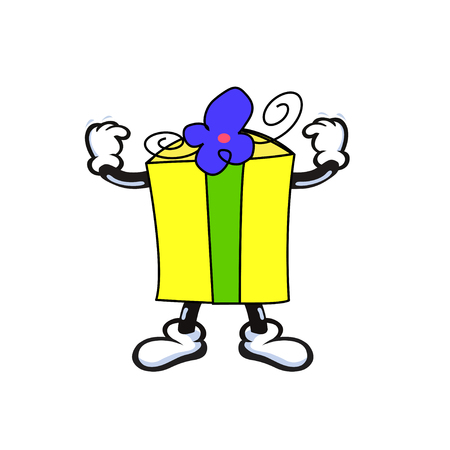cartoon gift boxのイラスト素材