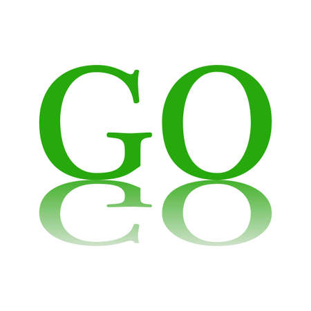 go iconのイラスト素材