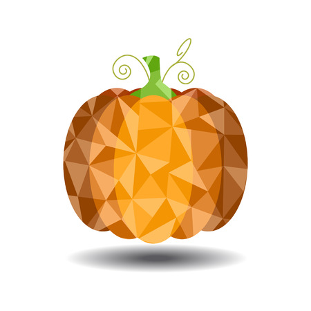 pumpkin geometricのイラスト素材