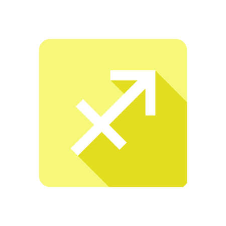 sagittarius long shadowのイラスト素材