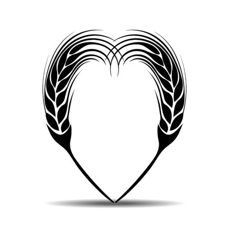 wheat vecterのイラスト素材