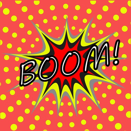 BOOM! comic speech bubble