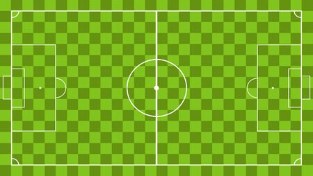 soccer fieldのイラスト素材