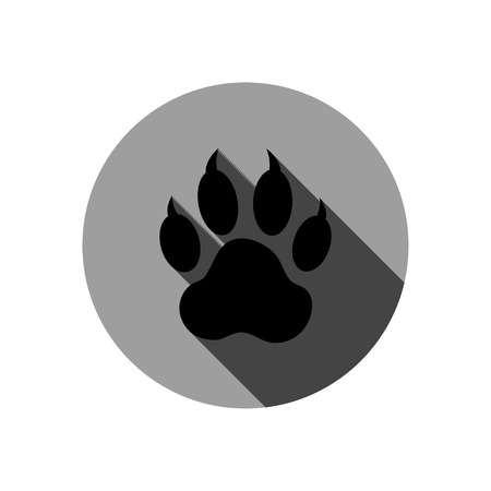 paw printのイラスト素材