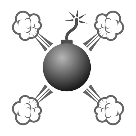 blast comic speech bubbleのイラスト素材
