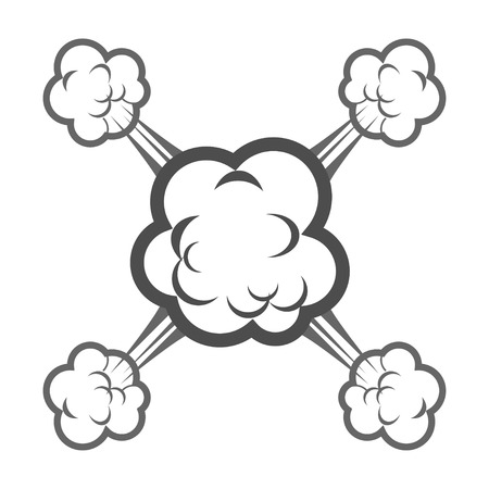 comic speech bubbleのイラスト素材