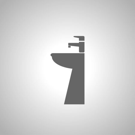 faucet and sinkのイラスト素材