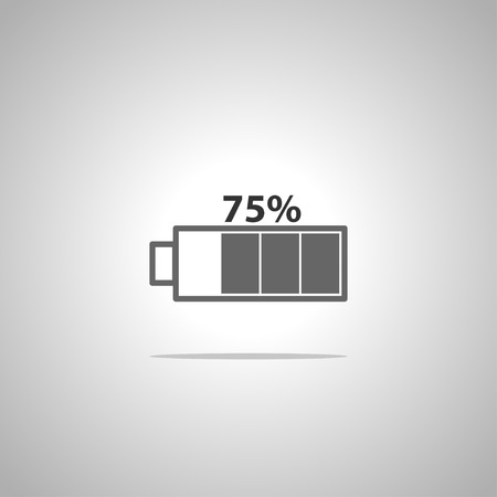 battery iconsのイラスト素材