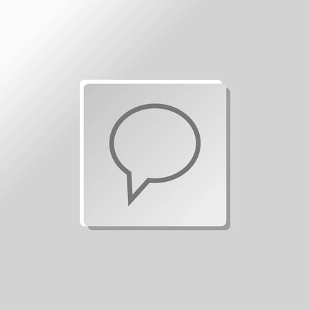 speech button iconのイラスト素材