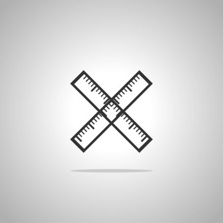 ruler iconのイラスト素材