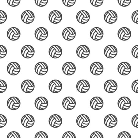 seamless pattern with Volleyballのイラスト素材