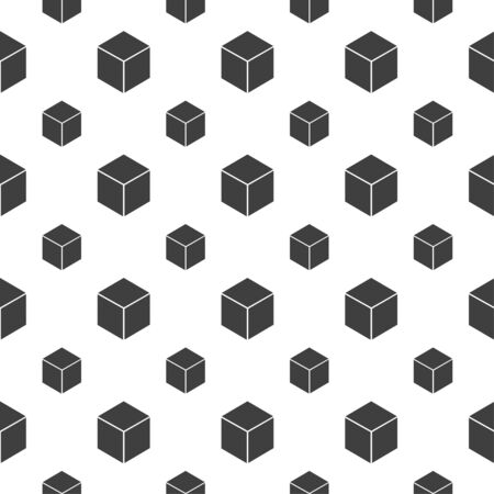 seamless pattern with cubeのイラスト素材