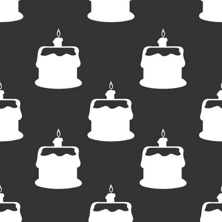 seamless pattern with cake