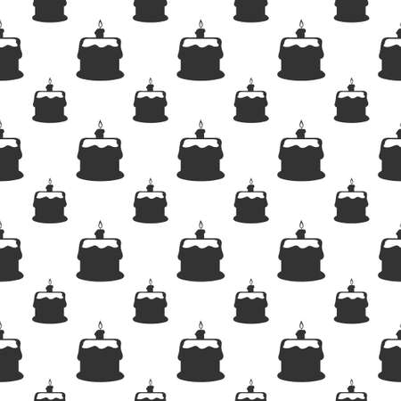 seamless pattern with cakeのイラスト素材