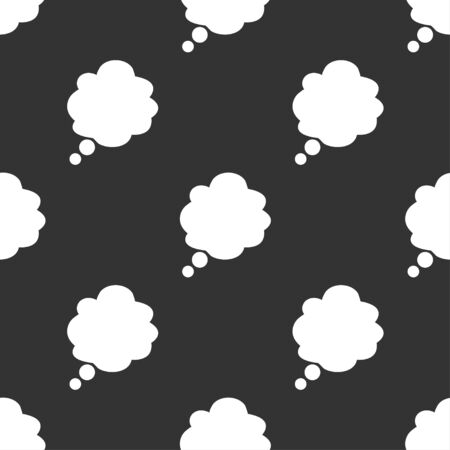 seamless pattern with speech bubblesのイラスト素材