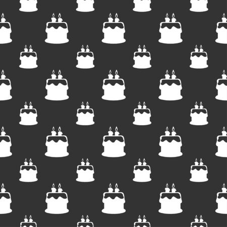 seamless pattern with cakeのイラスト素材