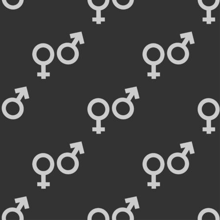 seamless pattern with Genderのイラスト素材