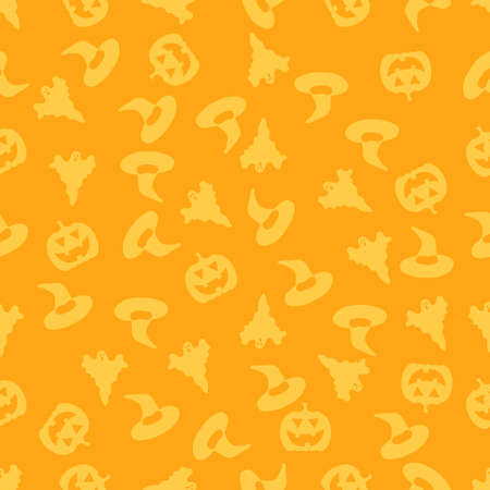 seamless pattern with halloweenのイラスト素材