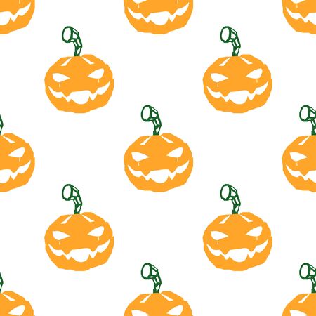 seamless pattern with pumpkinのイラスト素材