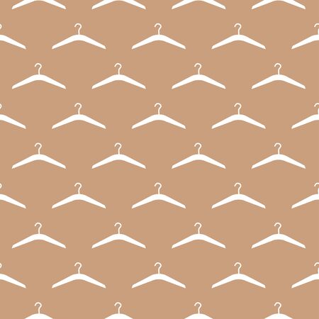 seamless pattern with hangerのイラスト素材