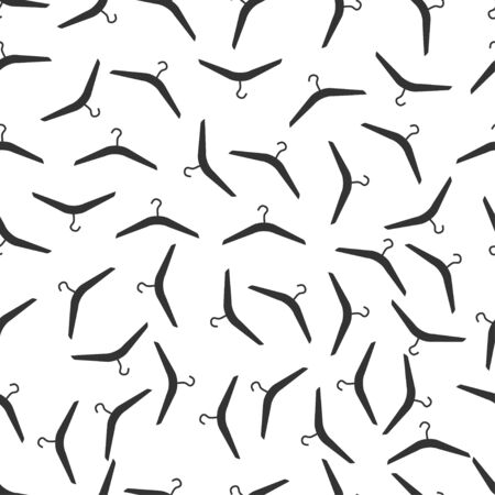seamless pattern with hangerのイラスト素材