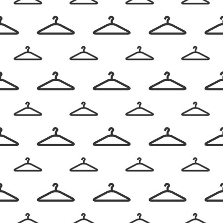 seamless pattern with hangerのイラスト素材