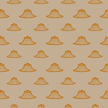 seamless pattern with Conical Hatのイラスト素材
