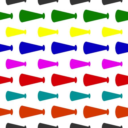 seamless pattern with hornのイラスト素材