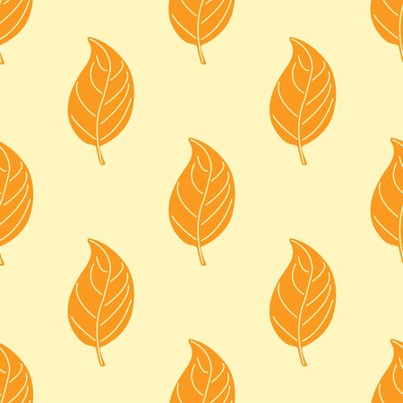 seamless pattern with leafのイラスト素材